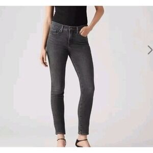 Levi's 311 Shaping Skinny Jeans Women's 27 X30 Black Stretch Denim Pants‎ Retro